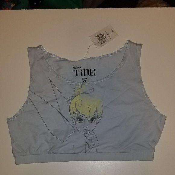 Disney Tops - Tinkerbell Crop Top / Sports Bra